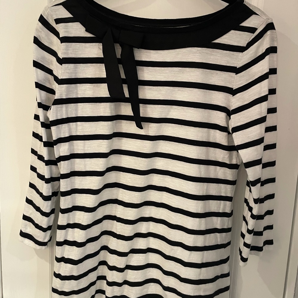 3/4 sleeve striped top